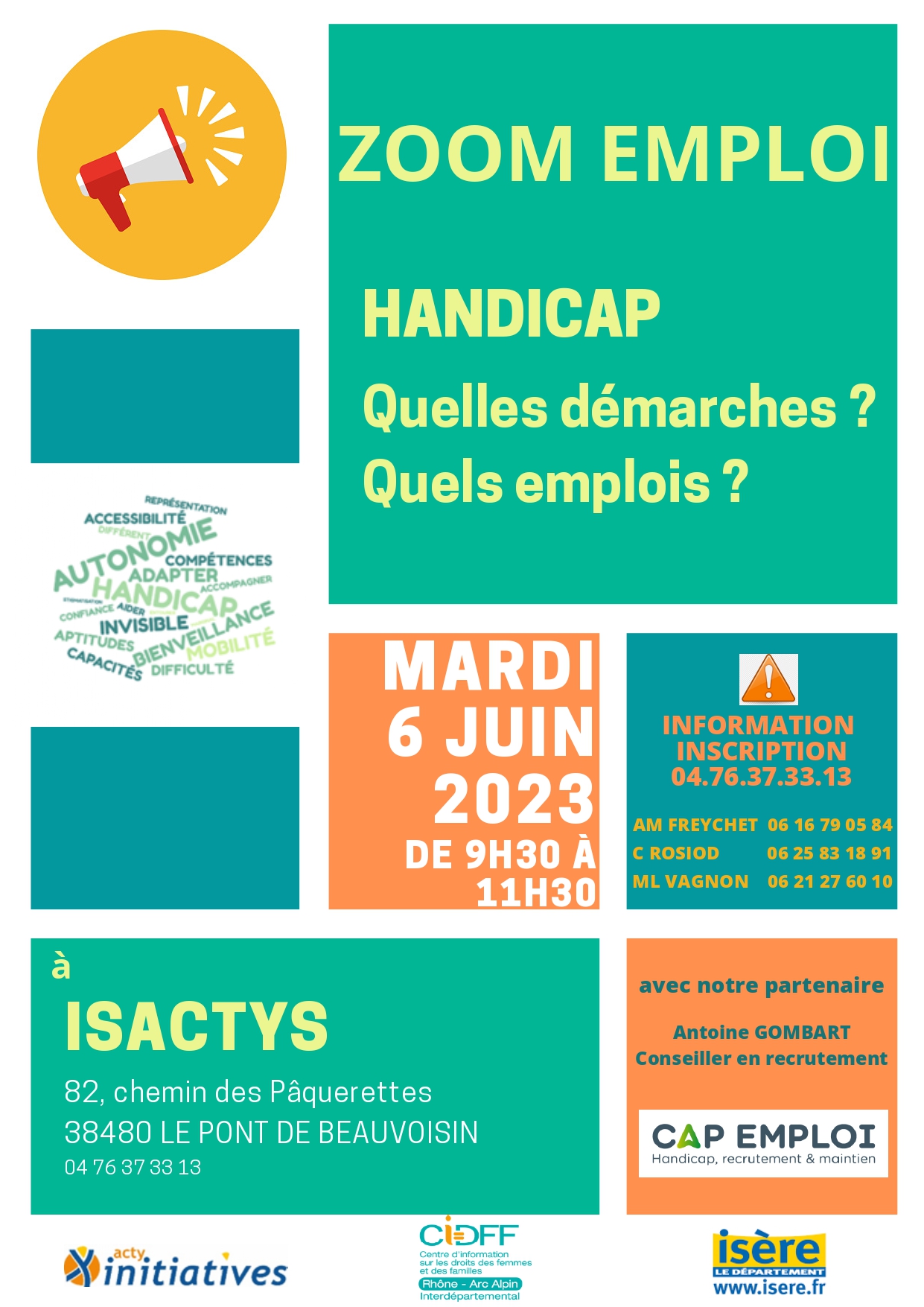 Emploi et handicap Isactys