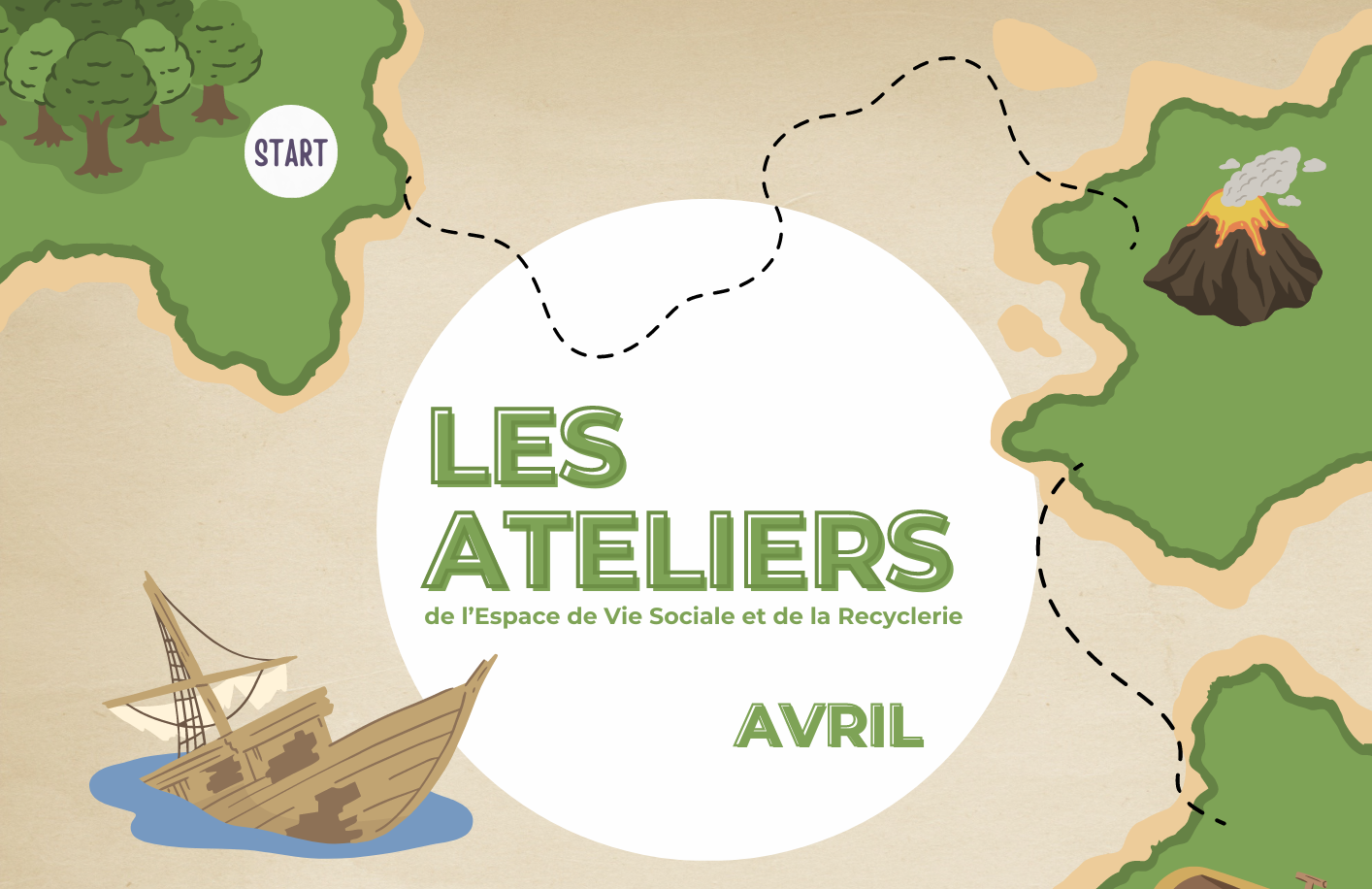 Programme atelier Avril Centre de vie sociale